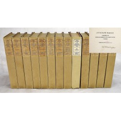  The Works of Booth Tarkington. "Autograph Edition" (Signed by Tarkington, 13 volume set)
